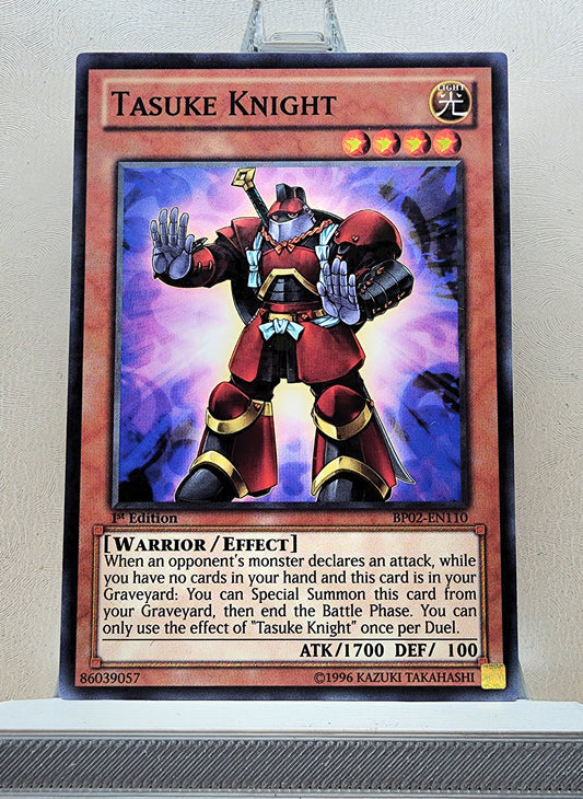 Yugioh! 1x Tasuke Knight (BP02 - Mosaic Rare) 1st Edition