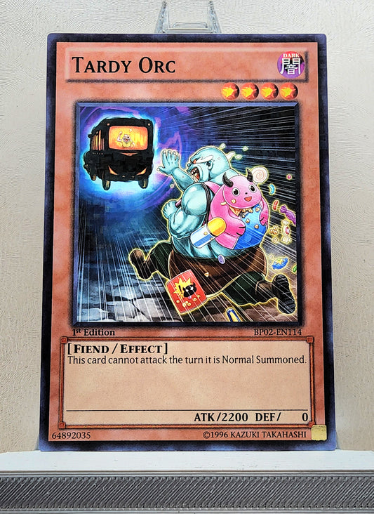 Yugioh! 1x Tardy Orc (BP02 - Mosaic Rare) 1st Edition