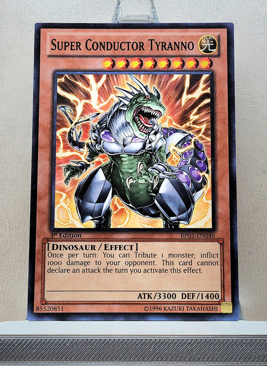 Yugioh! 1x Super Conductor Tyranno (BP02 - Mosaic Rare) 1st Edition