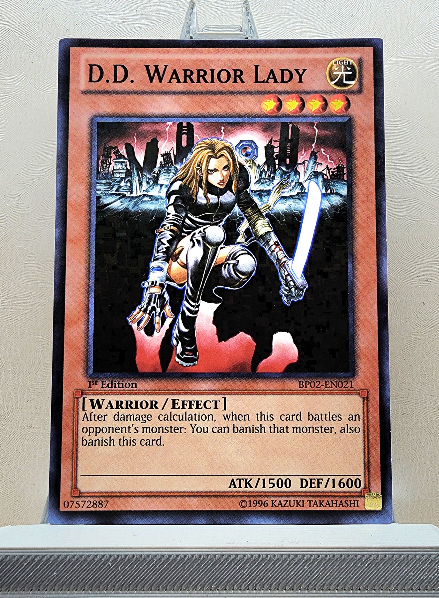 Yugioh! 1x D.D. Warrior Lady (BP02 - Mosaic Rare) 1st Edition