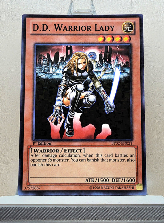 Yugioh! 1x D.D. Warrior Lady (BP02 - Mosaic Rare) 1st Edition