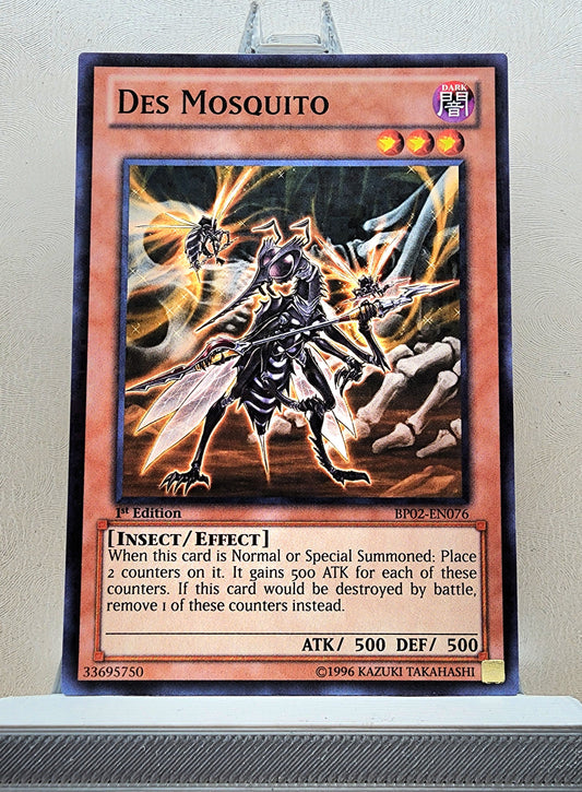 Yugioh! 1x Des Mosquito (BP02 - Mosaic Rare) 1st Edition