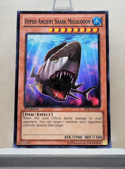 Yugioh! 1x Hyper-Ancient Shark Megalodon (BP02 - Mosaic Rare) 1st Edition
