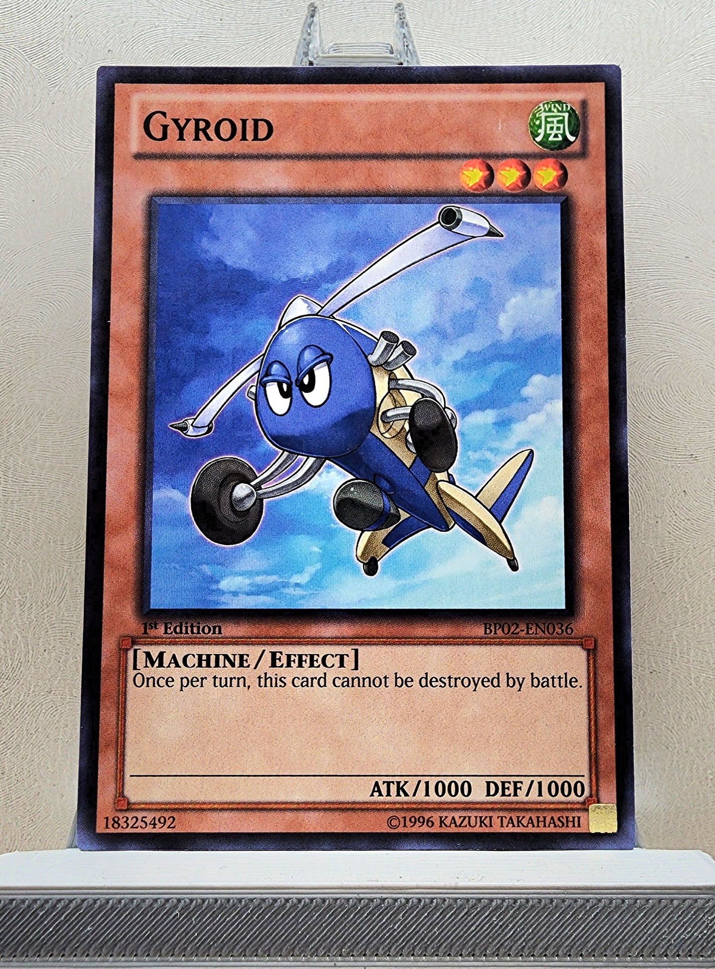 Yugioh! 1x Gyroid (BP02 - Mosaic Rare) 1st Edition