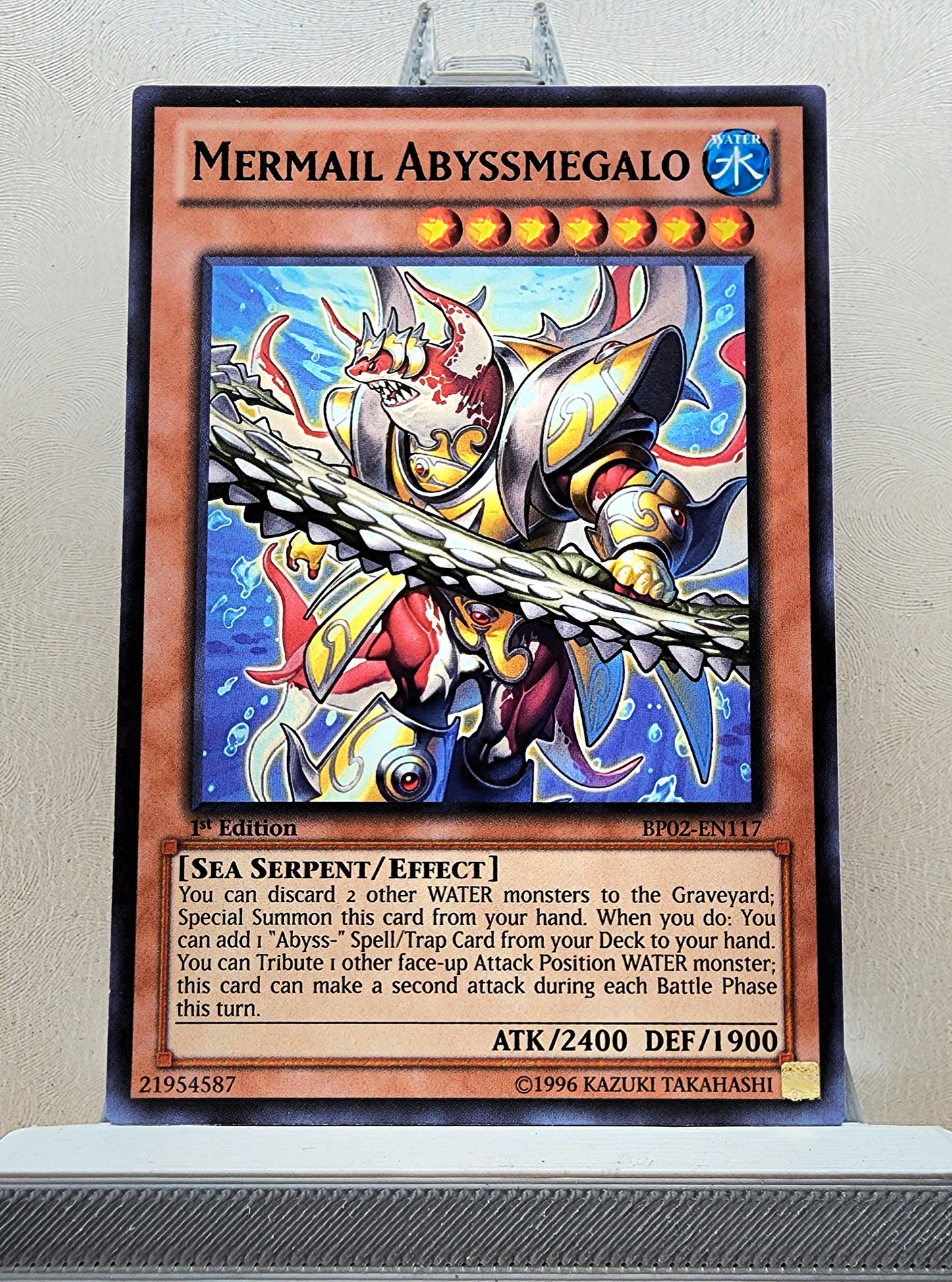 Yugioh! 1x Mermail Abyssmegalo (BP02 - Rare) 1st Edition