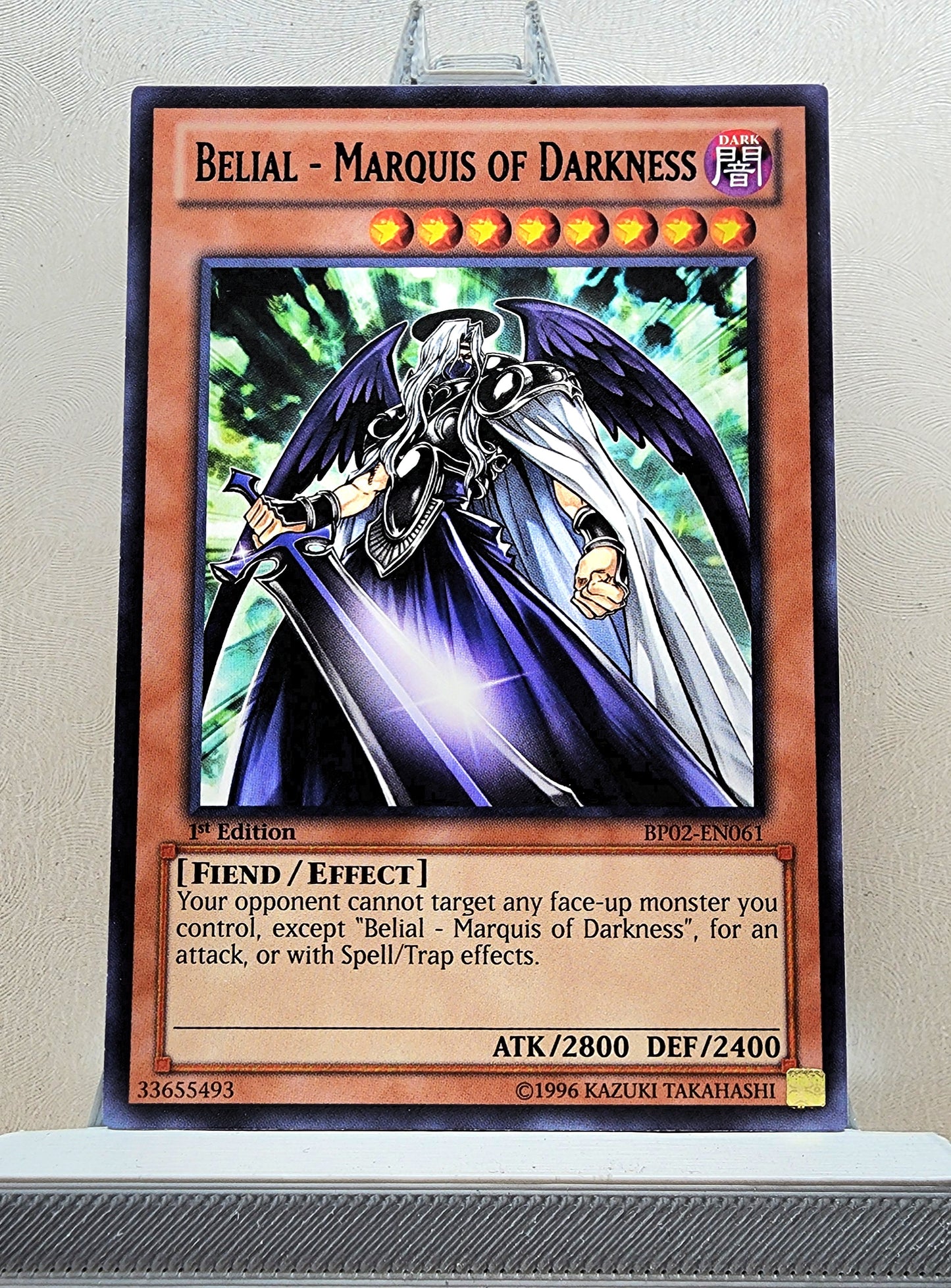 Yugioh! 1x Belial - Marquis of Darkness (BP02 - Rare) 1st Edition