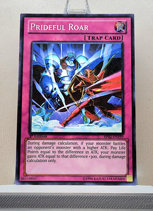 Yugioh! 1x Prideful Roar (BP02 - Mosaic Rare) 1st Edition