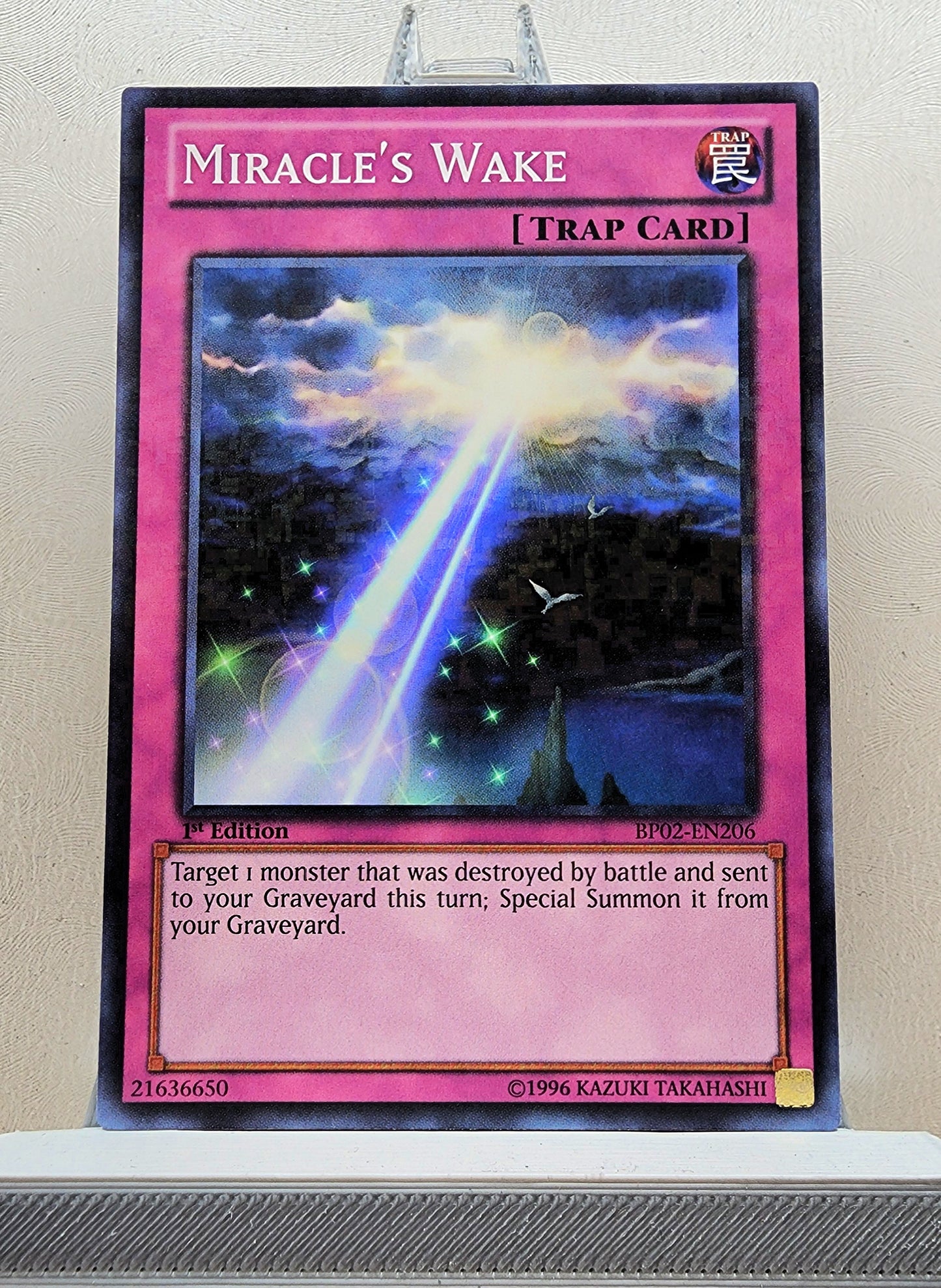 Yugioh! 1x Miracle's Wake (BP02 - Mosaic Rare) 1st Edition