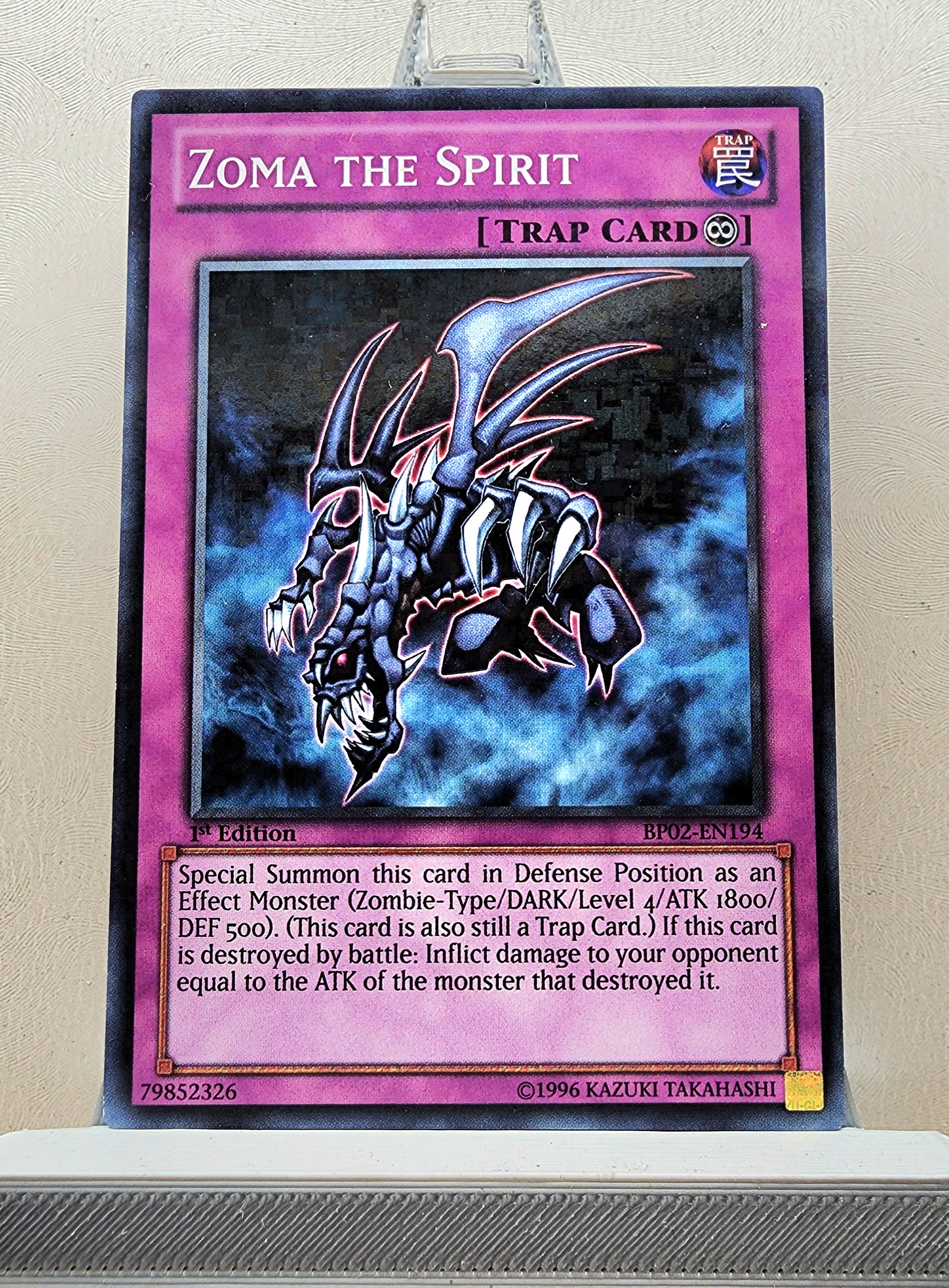Yugioh! 1x Zoma the Spirit (BP02 - Mosaic Rare) 1st Edition KAWAIII SUSHI Yugioh! 1x Zoma the Spirit (BP02 - Mosaic Rare) 1st Edition KAWAIII SUSHI