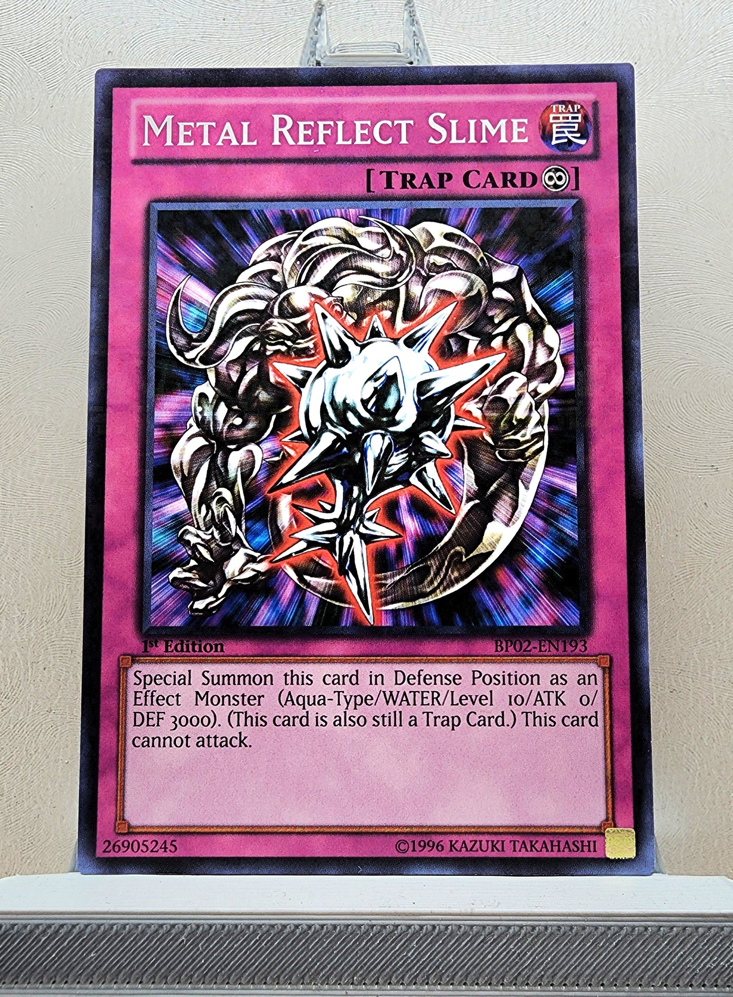 Yugioh! 1x Metal Reflect Slime (BP02 - Mosaic Rare) 1st Edition