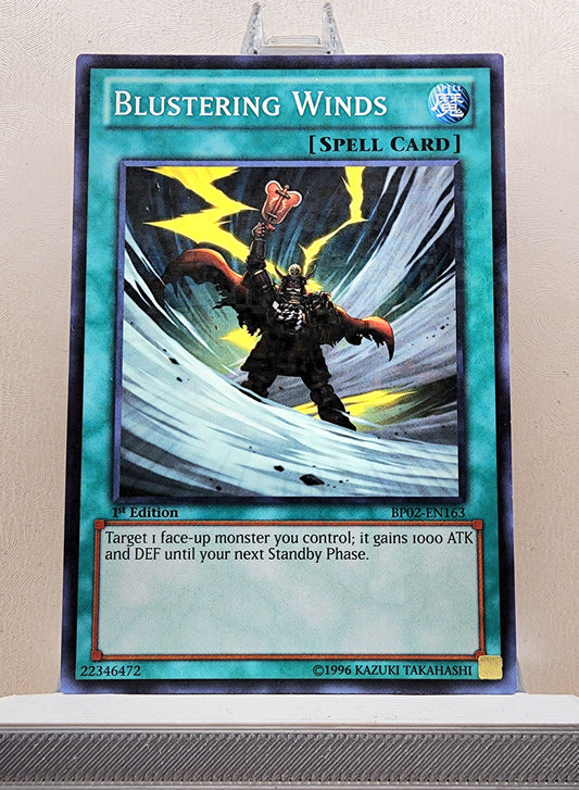 Yugioh! 1x Blustering Winds (BP02 - Mosaic Rare) 1st Edition