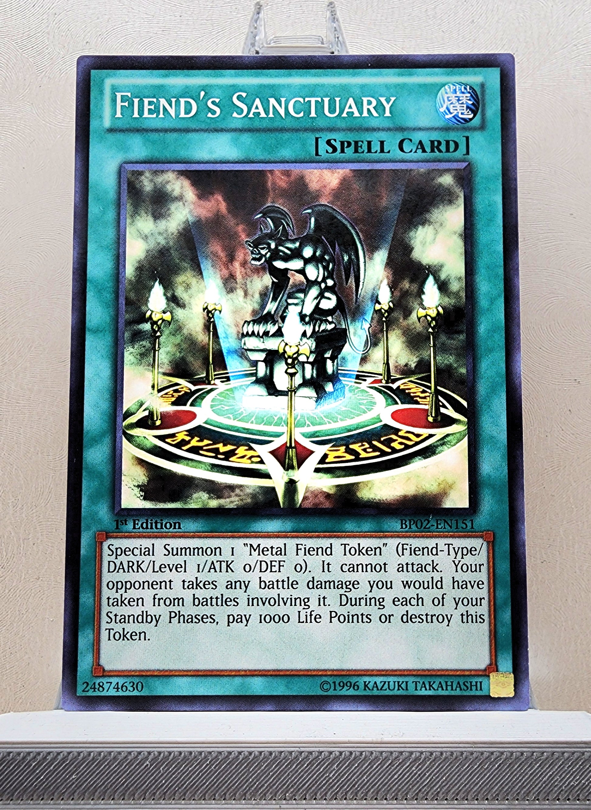 Yugioh! 1x Fiend's Sanctuary (BP02