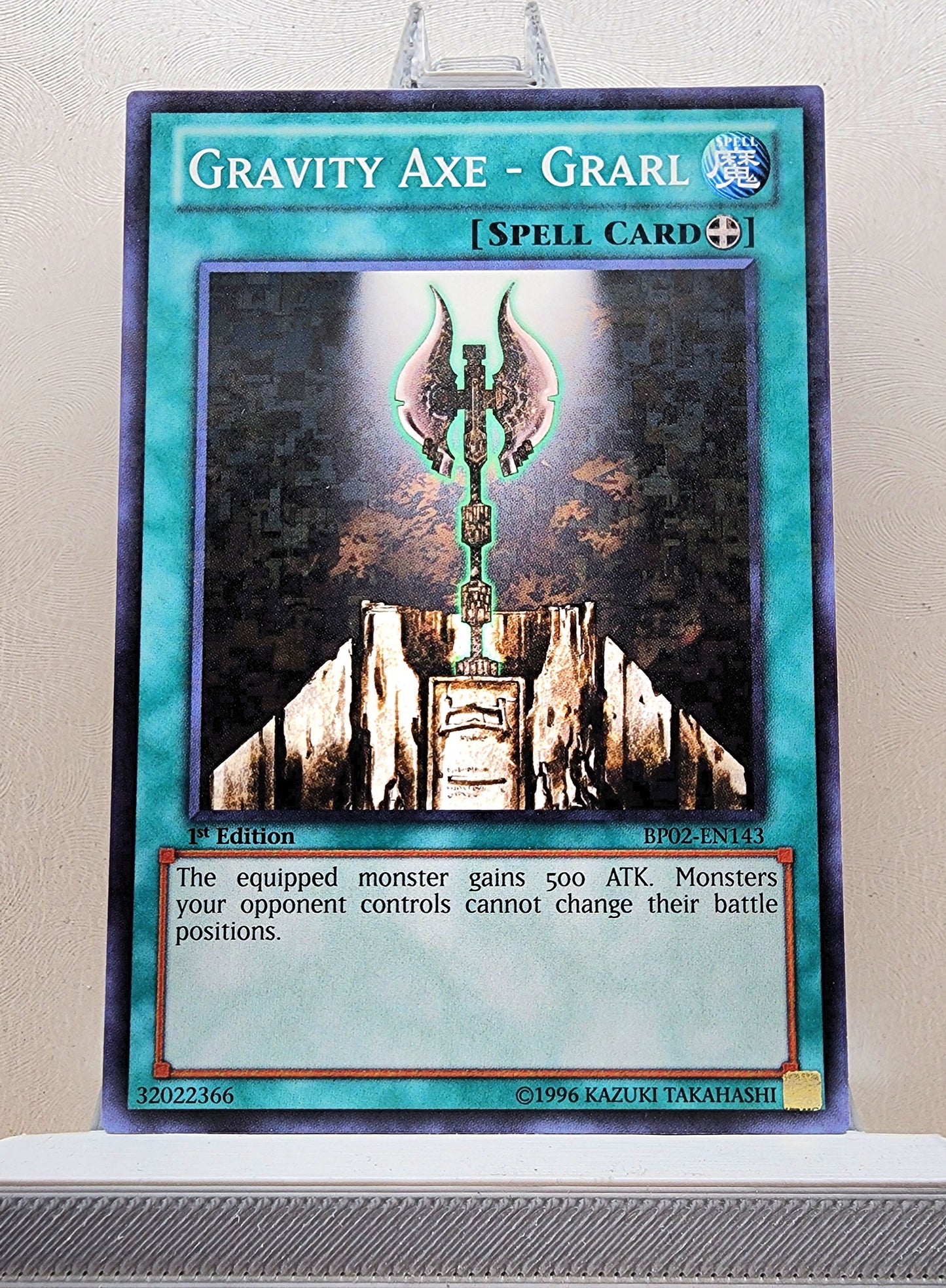 Yugioh! 1x Gravity Axe - Grarl (BP02 - Mosaic Rare) 1st Edition