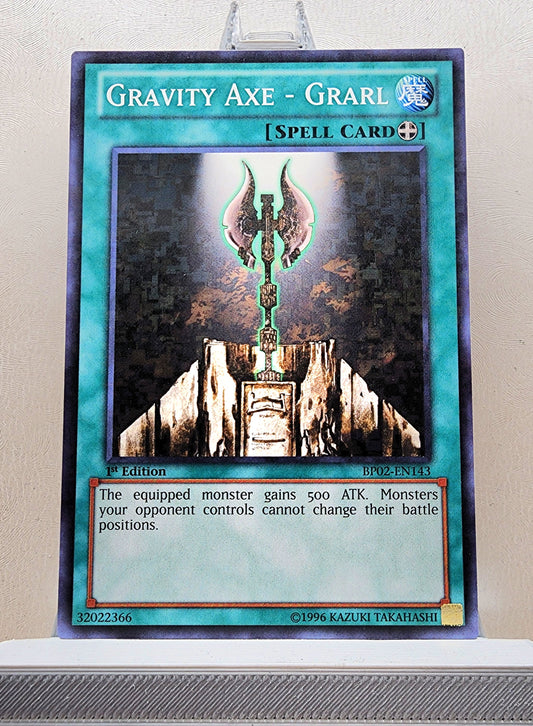 Yugioh! 1x Gravity Axe - Grarl (BP02 - Mosaic Rare) 1st Edition