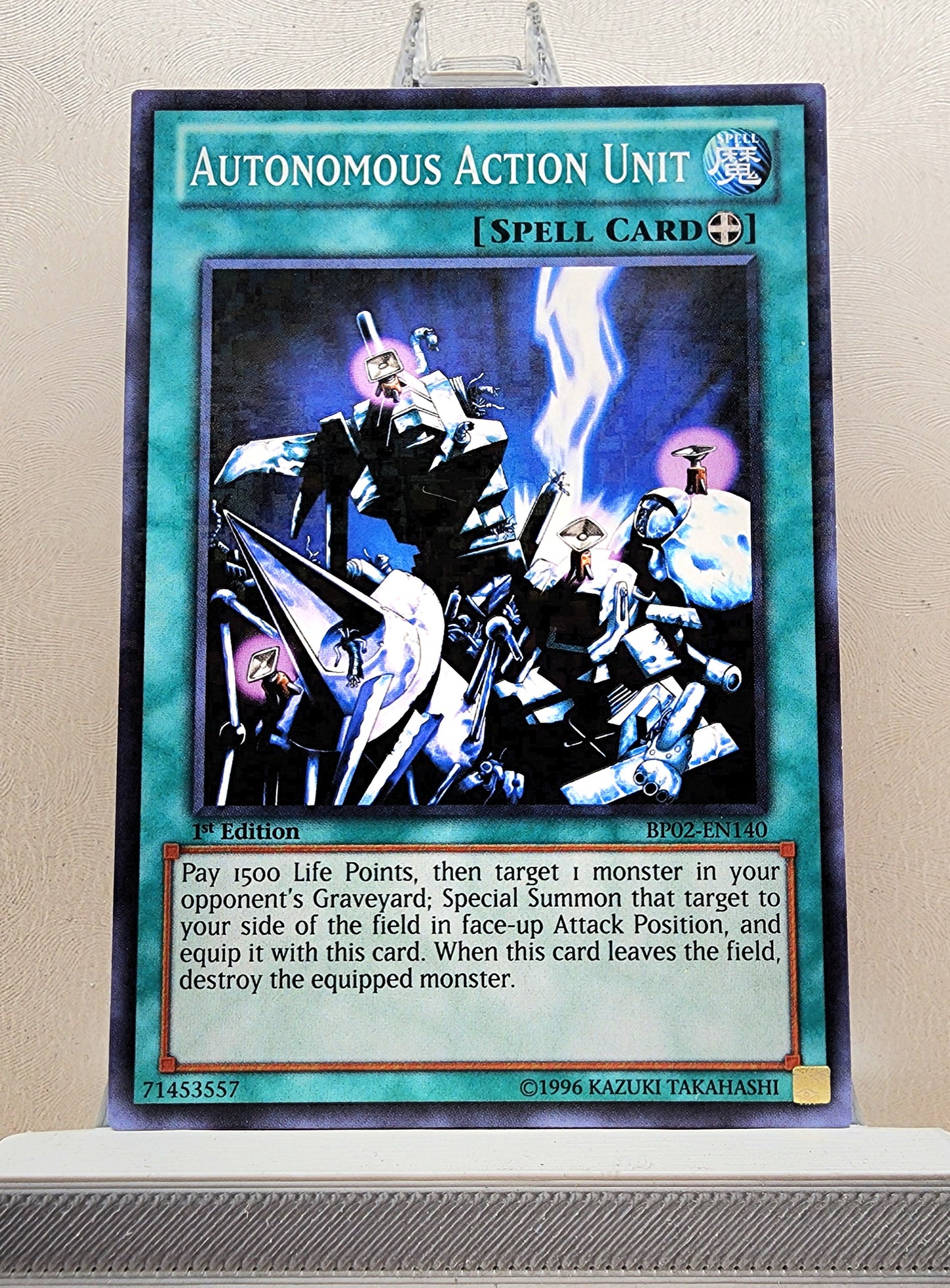 Yugioh! 1x Autonomous Action Unit (BP02 - Mosaic Rare) 1st Edition