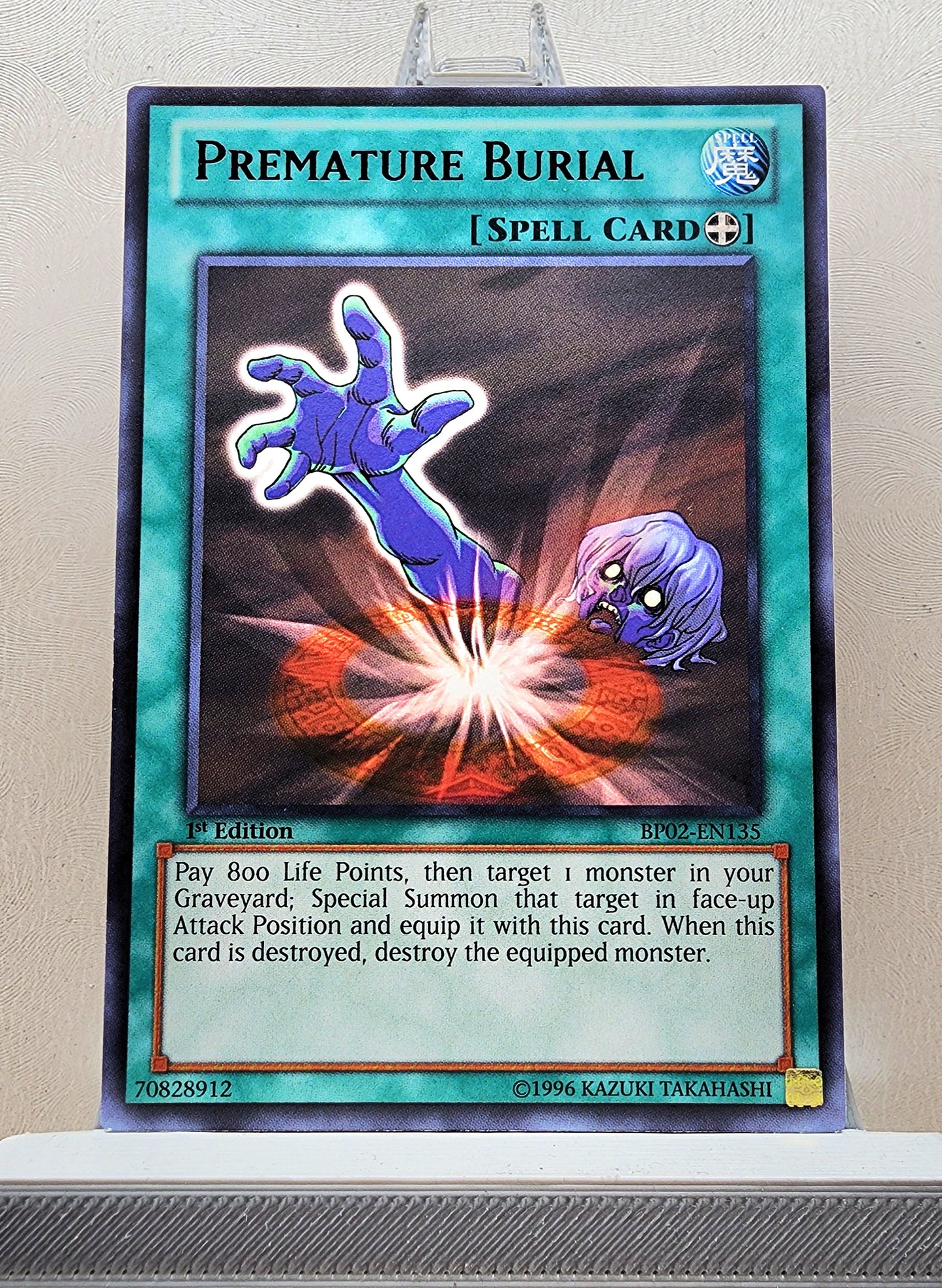 Yugioh! 1x Premature Burial (BP02 - Rare) 1st Edition
