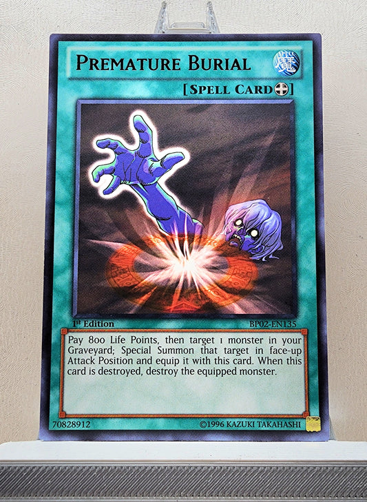Yugioh! 1x Premature Burial (BP02 - Rare) 1st Edition