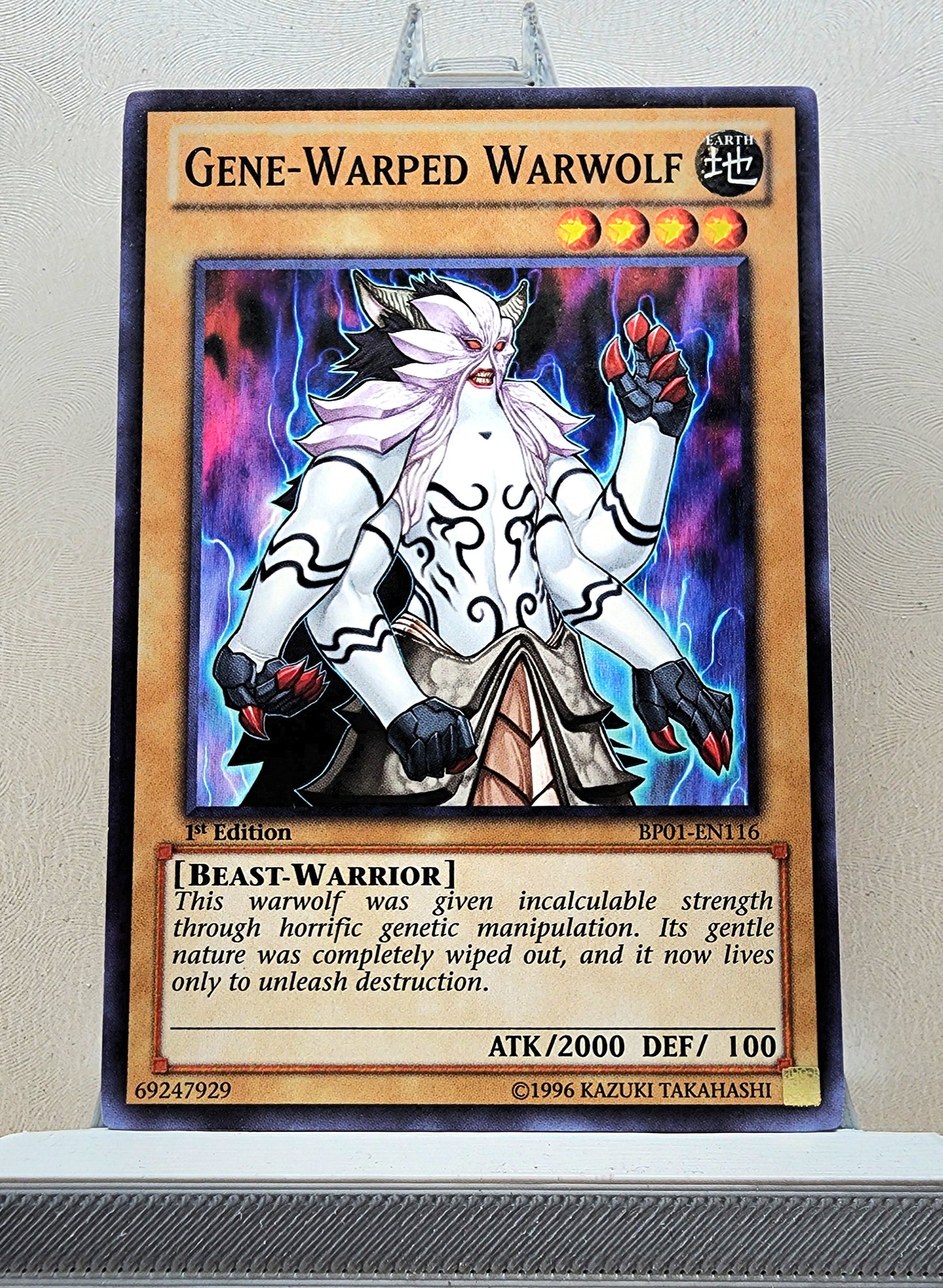 Yugioh! 1x Gene-Warped Warwolf (BP01 - Starfoil Rare) 1st Edition