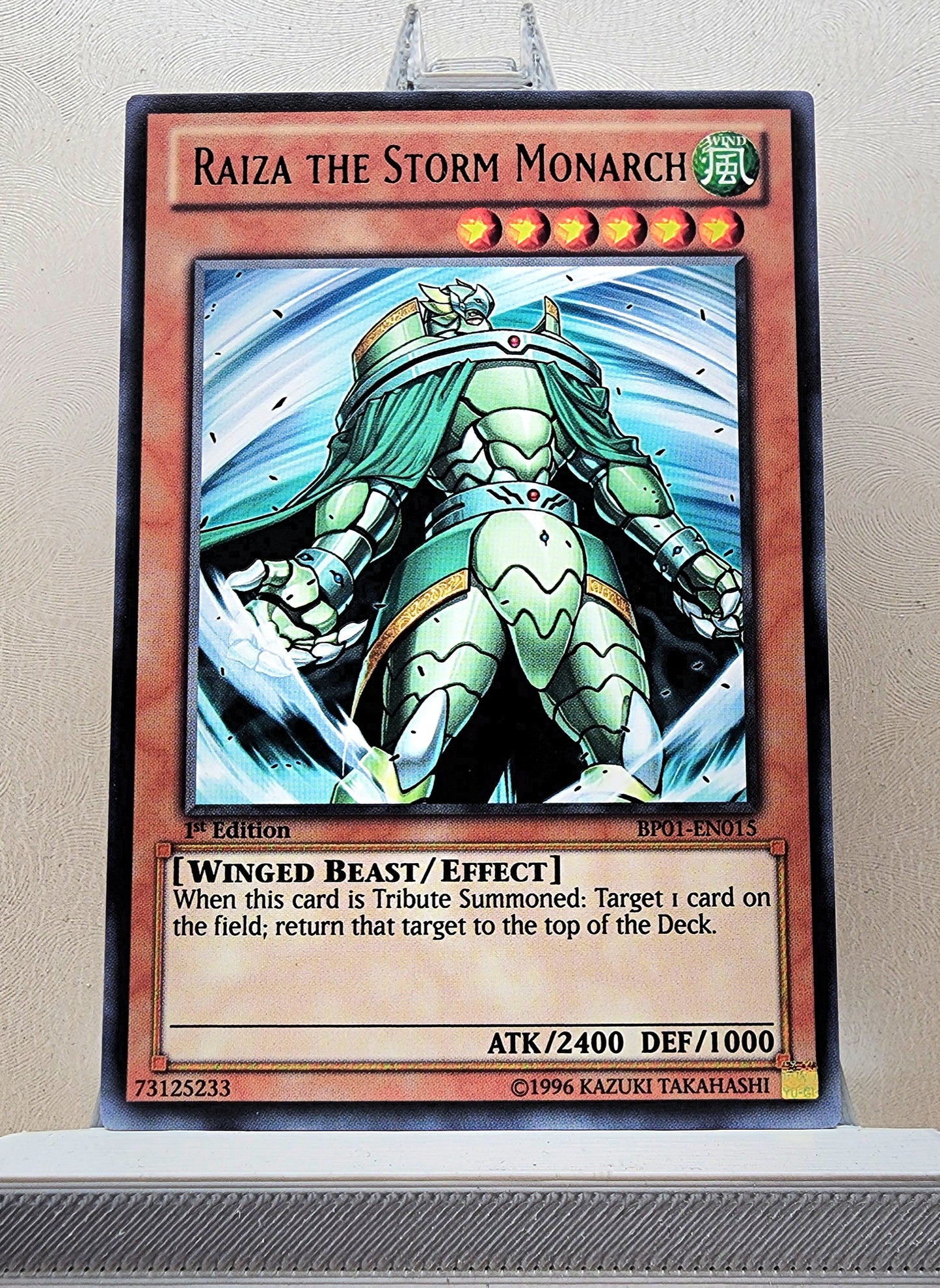 Yugioh! 1x Raiza the Storm Monarch (BP01 - Rare) 1st Edition