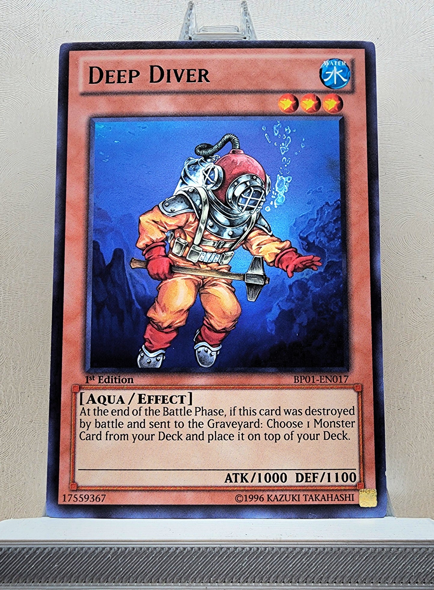 Yugioh! 1x Deep Diver (BP01 - Rare) 1st Edition