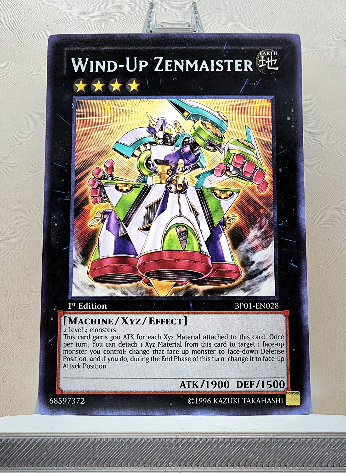 Yugioh! 1x Wind-Up Zenmaister (BP01 - Rare) 1st Edition