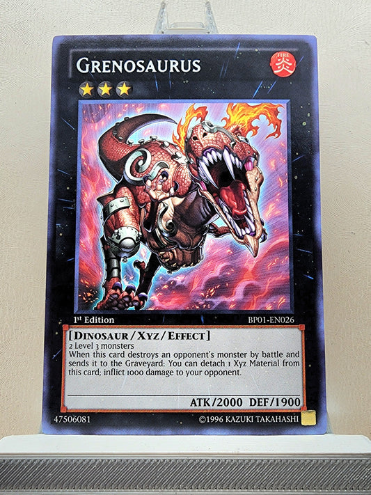 Yugioh! 1x Grenosaurus (BP01 - Rare) 1st Edition