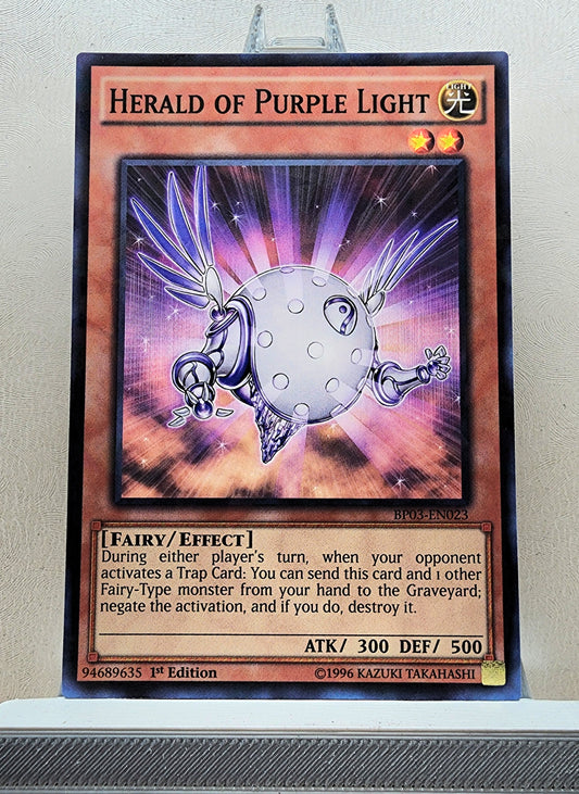 Yugioh! 1x Herald of Purple Light (BP03 - Shatterfoil Rare) 1st Edition