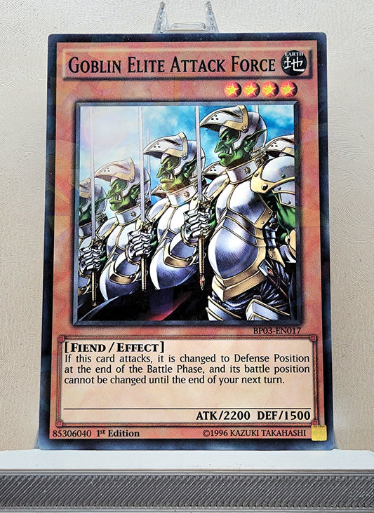 Yugioh! 1x Goblin Elite Attack Force (BP03 - Shatterfoil Rare) 1st Edition