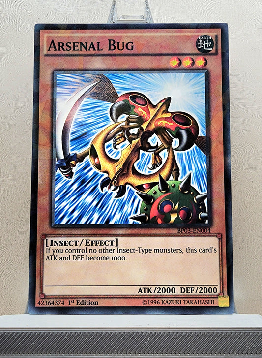 Yugioh! 1x Arsenal Bug (BP03 - Shatterfoil Rare) 1st Edition