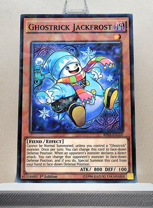 Yugioh! 1x Ghostrick Jackfrost (BP03 - Shatterfoil Rare) 1st Edition