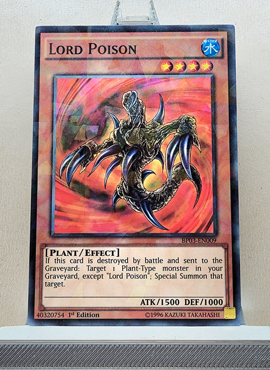 Yugioh! 1x Lord Poison (BP03 - Shatterfoil Rare) 1st Edition