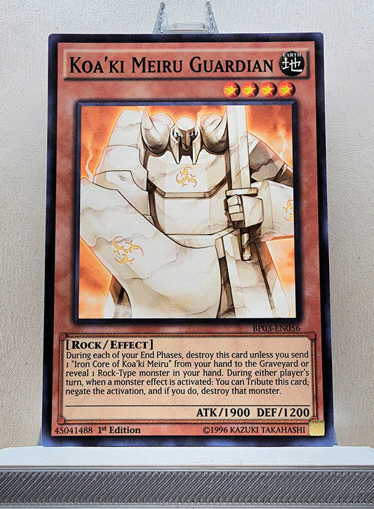 Yugioh! 1x Koa'ki Meiru Guardian (BP03 - Shatterfoil Rare) 1st Edition