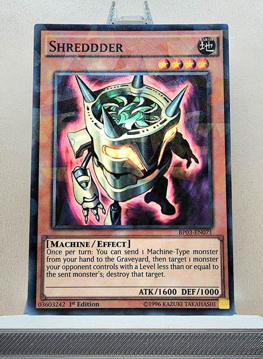 Yugioh! 1x Shredder (BP03 - Shatterfoil Rare) 1st Edition