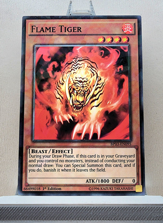 Yugioh! 1x Flame Tiger (BP03 - Shatterfoil Rare) 1st Edition