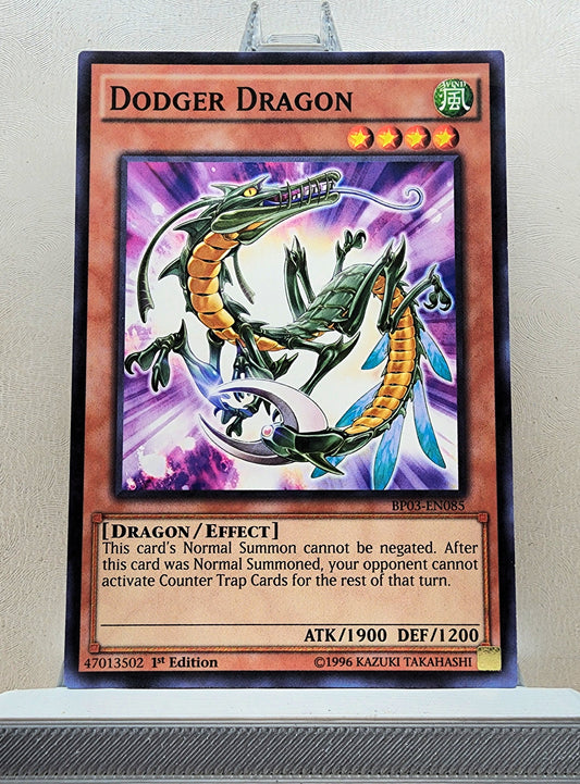 Yugioh! 1x Dodger Dragon (BP03 - Shatterfoil Rare) 1st Edition