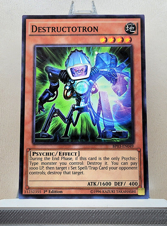Yugioh! 1x Destructotron (BP03 - Shatterfoil Rare) 1st Edition