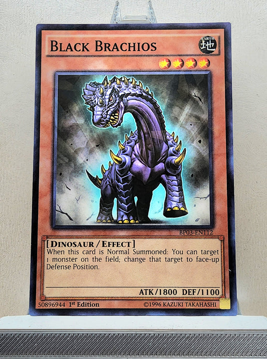 Yugioh! 1x Black Brachios (BP03 - Shatterfoil Rare) 1st Edition