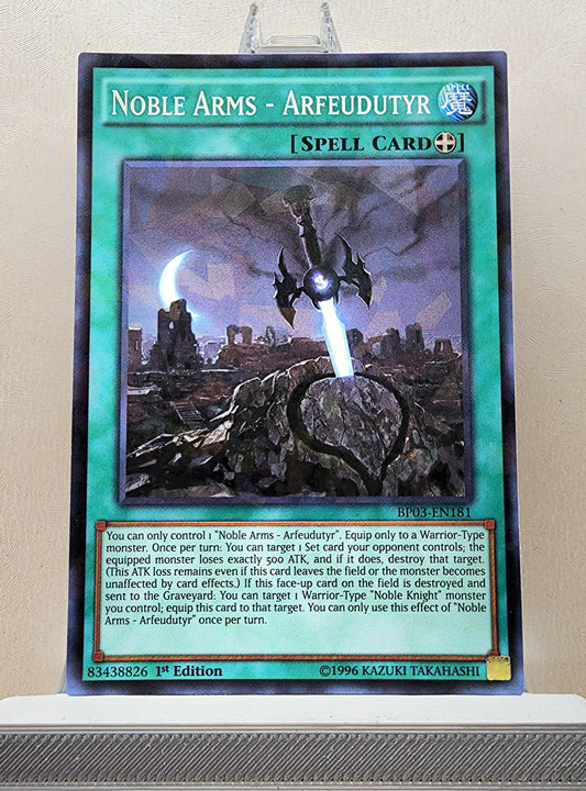 Yugioh! 1x Noble Arms - Arfeudutyr (BP03 - Shatterfoil Rare) 1st Edition