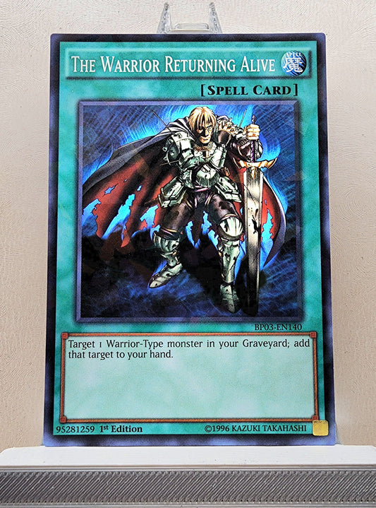 Yugioh! 1x The Warrior Returning Alive (BP03 - Shatterfoil Rare) 1st Edition
