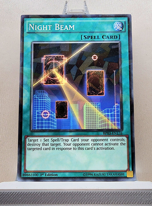 Yugioh! 1x Night Beam (BP03 - Shatterfoil Rare) 1st Edition