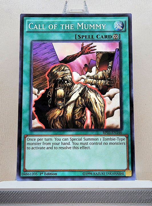 Yugioh! 1x Call of the Mummy (BP03 - Shatterfoil Rare) 1st Edition