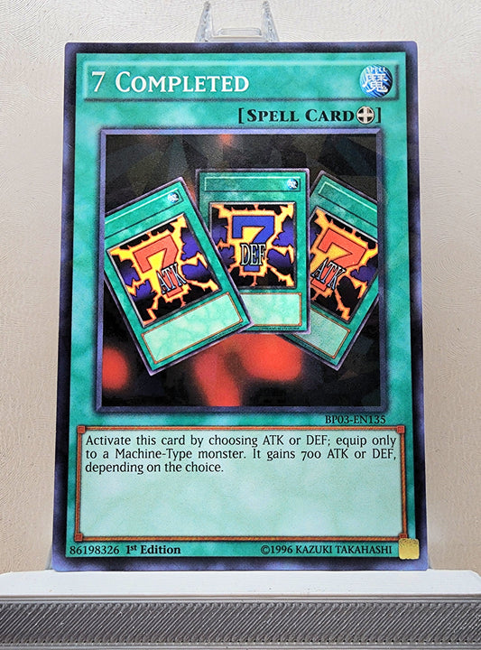 Yugioh! 1x 7 Completed (BP03 - Shatterfoil Rare) 1st Edition