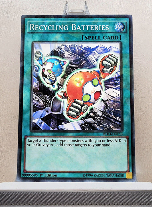 Yugioh! 1x Recycling Batteries (BP03 - Shatterfoil Rare) 1st Edition