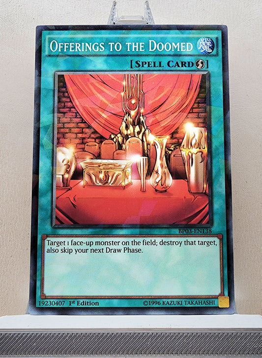 Yugioh! 1x Offerings to the Doomed (BP03 - Shatterfoil Rare) 1st Edition