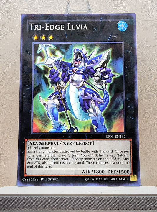 Yugioh! 1x Tri-Edge Levia (BP03 - Shatterfoil Rare) 1st Edition
