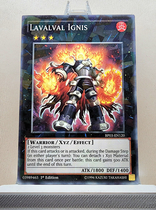 Yugioh! 1x Lavalval Ignis (BP03 - Shatterfoil Rare) 1st Edition