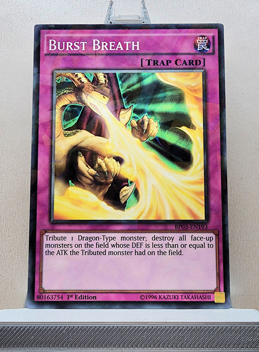 Yugioh! 1x Burst Breath (BP03 - Shatterfoil Rare) 1st Edition