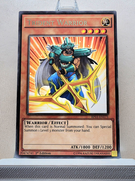 Yugioh! 1x Trident Warrior (BP03 - Rare) 1st Edition