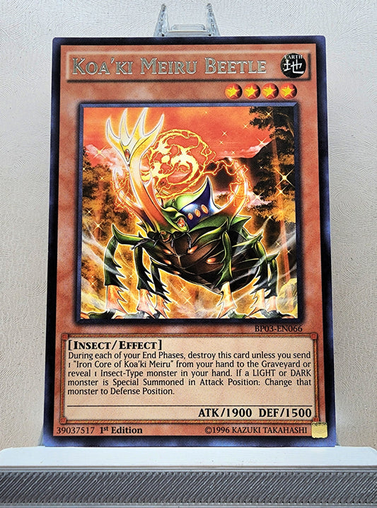 Yugioh! 1x Koa'ki Meiru Beetle (BP03 - Rare) 1st Edition