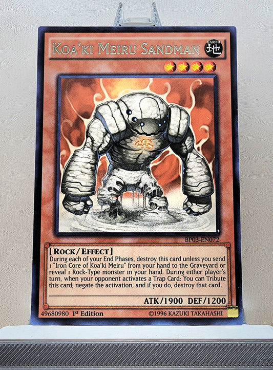 Yugioh! 1x Koa'ki Meiru Sandman (BP03 - Rare) 1st Edition